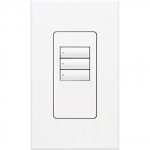 Lutron Electronics QSWS2-3BI-WH - QSWS2 WALLSTN 3B INS WH