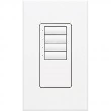 Lutron Electronics SS-4BI-GWH-E00 - SOFTSWITCH 48 4 BUTTON SEETOUC