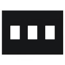 Lutron Electronics VWP-3-BL - VAREO WALLPLATE 3GNG BLACK