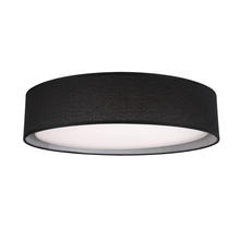 Kuzco Lighting Inc FM7916-BK - Dalton 16-in Black LED Flush Mount