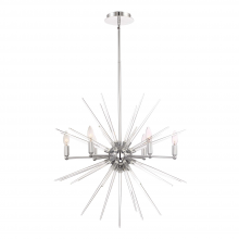 ZEEV Lighting CD10179-6-CH - 6-Light 70" Sputnik Chandelier