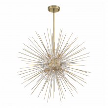 ZEEV Lighting CD10264-10-AGB - 10-Light 36&#34; Decorative Sputnik Chandelier