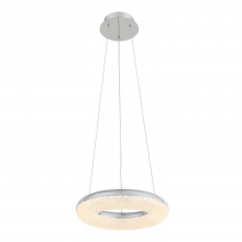 ZEEV Lighting P30088-LED-CH - LED 16&#34; 1-Tier Ring Pendant