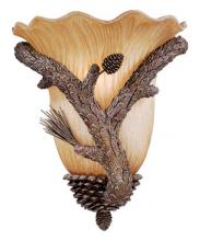 Vaxcel International AS-WSU120PT - Aspen 12.25-in Wall Light Pine Tree