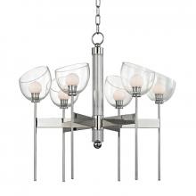 Hudson Valley 2806-PN - 6 LIGHT CHANDELIER