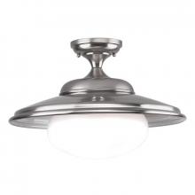 Hudson Valley 9109-SN - 1 LIGHT SEMI FLUSH