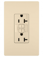 Legrand Radiant 2097TRNAI - radiant? Spec Grade 20A Tamper Resistant Self Test GFCI Receptacle, NAFTA Compliant, Ivory