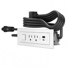 Legrand Radiant RDSZCWH - radiant? FPC, SW, USB A/C, 6FT, WH 2 TR OL, 1 SW REAR OL, 2 USB CHG