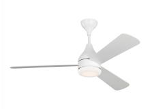 Visual Comfort & Co. Fan Collection 3STMSM52RZWD - Streaming Smart 52&#34; Dimmable Indoor/Outdoor Integrated LED White Ceiling Fan