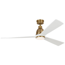 Visual Comfort & Co. Fan Collection 3BRYSM60HABD - Bryden Smart 60&#34; Dimmable Indoor/Outdoor Integrated LED Antique Brass Ceiling Fan