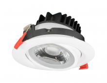 Jesco RLF-3712-SW5-WH - JESCO Downlight LED 3&#34; Round Gimbal Recessed 12W 5CCT 90CRI WH