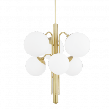 Mitzi by Hudson Valley Lighting H504806-AGB - Ingrid Chandelier