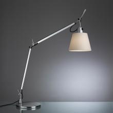 Artemide TLS0000 - TOLOMEO WITH SHADE INC 75W E26 ALUM/PARCHMENT W/BASE