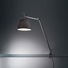 Artemide TLM2006 - TOLOMEO MEGA LED 31W 30K MP-MV DIM ALUM W/12&#34; DIFF BLACK & TABLE CLAMP