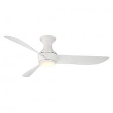 Modern Forms US - Fans Only FH-W2203-52L-MW - Corona 52 Flush Mount Ceiling Fan