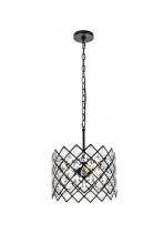  1111D13BK - Lyla 13 Inch Pendant in Black