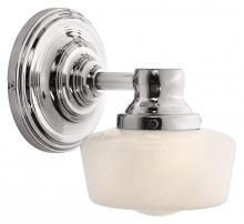 World Imports WI802108 - 1-Light Chrome Bath Sconce