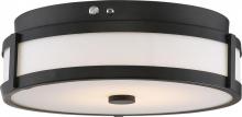 Nuvo 62/976 - LED 20W - Flush with White Acrylic Lens - Aged Bronze Finish- 120-277V - 120-277V