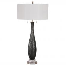 Uttermost 26373 - Uttermost Jothan Frosted Black Table Lamp