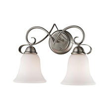 ELK Home 1002BB/20 - Thomas - Brighton 15&#39;&#39; Wide 2-Light Vanity Light - Brushed Nickel