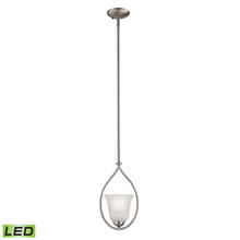 ELK Home 1201PS/20-LED - Thomas - Conway 8&#39;&#39; Wide 1-Light Mini Pendant - Brushed Nickel