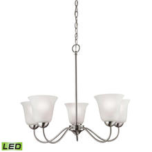 ELK Home 1205CH/20-LED - Thomas - Conway 26&#39;&#39; Wide 5-Light Chandelier - Brushed Nickel