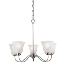 ELK Home 1205CH/20 - Thomas - Conway 26&#39;&#39; Wide 5-Light Chandelier - Brushed Nickel