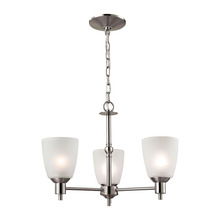 ELK Home 1303CH/20 - Thomas - Jackson 20&#39;&#39; Wide 3-Light Chandelier - Brushed Nickel