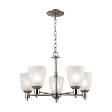 ELK Home 1305CH/20 - Thomas - Jackson 22&#39;&#39; Wide 5-Light Chandelier - Brushed Nickel