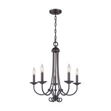 ELK Home 1505CH/10 - Thomas - Williamsport 20&#39;&#39; Wide 5-Light Chandelier - Oil Rubbed Bronze