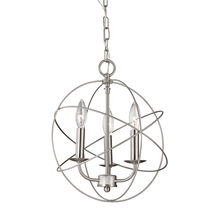 ELK Home 1513CH/20 - Thomas - Williamsport 13&#39;&#39; Wide 3-Light Chandelier - Brushed Nickel