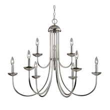 ELK Home 1529CH/20 - Thomas - Williamsport 34&#39;&#39; Wide 9-Light Chandelier - Brushed Nickel