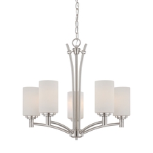 ELK Home 190041217 - Thomas - Pittman 24&#39;&#39; Wide 5-Light Chandelier - Brushed Nickel