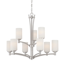 ELK Home 190042217 - Thomas - Pittman 31&#39;&#39; Wide 9-Light Chandelier - Brushed Nickel