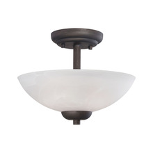 ELK Home 190067763 - Thomas - Tia 11.75&#39;&#39; Wide 2-Light Semi Flush Mount - Painted Bronze