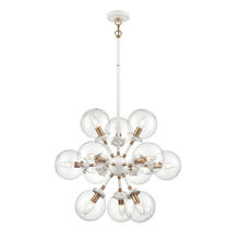 ELK Home 24440/12 - Boudreaux 25&#39;&#39; Wide 12-Light Chandelier - Matte White