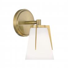  2501-AN-MO - Allure 9'' High 1-Light Sconce - Antique Brass