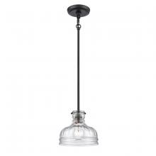 ELK Home 67915/1 - Orinoco 8&#39;&#39; Wide 1-Light Mini Pendant - Matte Black