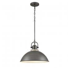 ELK Home 69651/1 - North Shore 18&#39;&#39; Wide 1-Light Outdoor Pendant - Iron