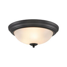 ELK Home 7013FM/60 - Thomas - Basics 15&#39;&#39; Wide 3-Light Flush Mount - Black