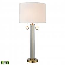 ELK Home 77143-LED - Cannery Row 34&#39;&#39; High 2-Light Table Lamp - Antique Brass - Includes LED Bulbs