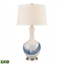 ELK Home 77187-LED - Kircubbin 32&#39;&#39; High 1-Light Table Lamp - Blue - Includes LED Bulb