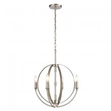 ELK Home 81465/4 - Rotunde 18&#39;&#39; Wide 4-Light Chandelier - Beechwood