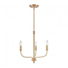 ELK Home 81505/3 - Newland 17&#39;&#39; Wide 3-Light Chandelier - Satin Brass