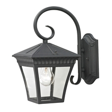 ELK Home 8401EW/65 - Thomas - Ridgewood 12&#39;&#39; High 1-Light Outdoor Sconce - Matte Textured Black