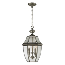 ELK Home 8603EH/80 - Thomas - Ashford 12&#39;&#39; Wide 3-Light Outdoor Pendant - Antique Nickel