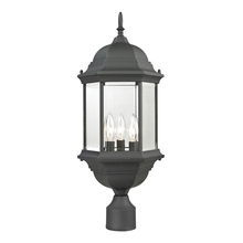 ELK Home 8603EP/65 - Thomas - Spring Lake 23&#39;&#39; High 3-Light Outdoor Post Light - Matte Textured Black