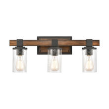 ELK Home 89132/3 - Annenberg 22'' Wide 3-Light Vanity Light - Distressed Black