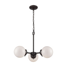 ELK Home CN120321 - Thomas - Beckett 22&#39;&#39; Wide 3-Light Chandelier - Oil Rubbed Bronze