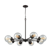 ELK Home CN129821 - Thomas - Beckett 37&#39;&#39; Wide 8-Light Chandelier - Oil Rubbed Bronze